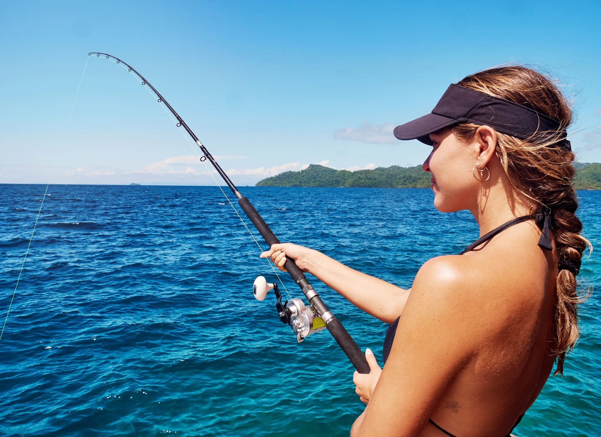 Sport fishing charter boat in the Gulf of Papagayo, Guanacaste